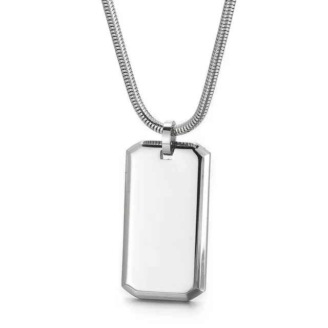 Stylish Steel Dog-Tag Chain | Salty