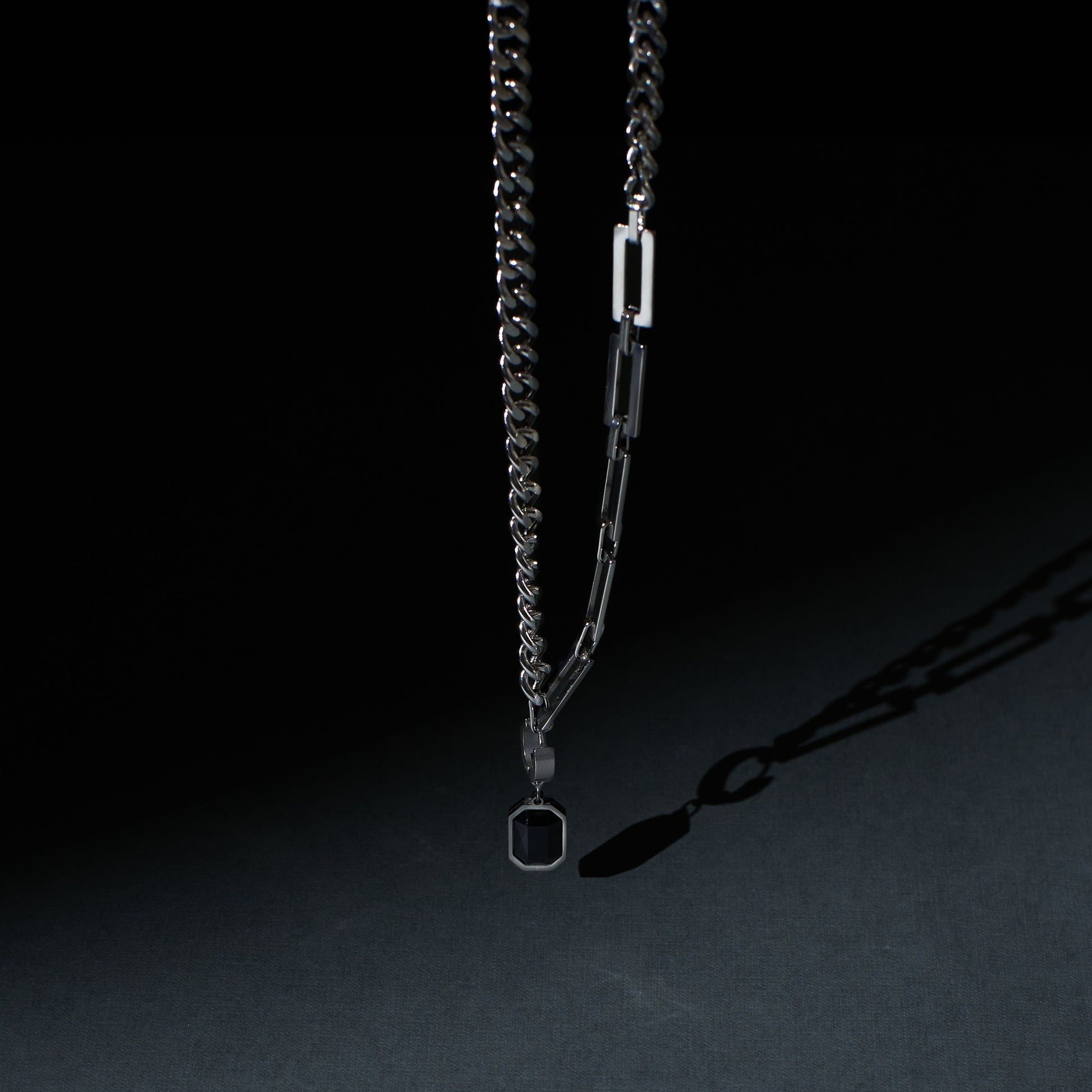 2 in 1 Stellar Shungite Silver Chain and Earring Salty Alpha