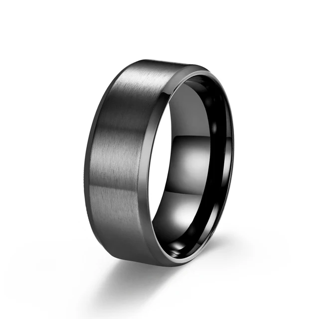 Cool Dude Plain Black Ring | Salty