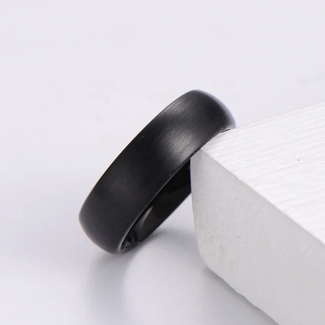 Curved Black Nugget Ring | Salty