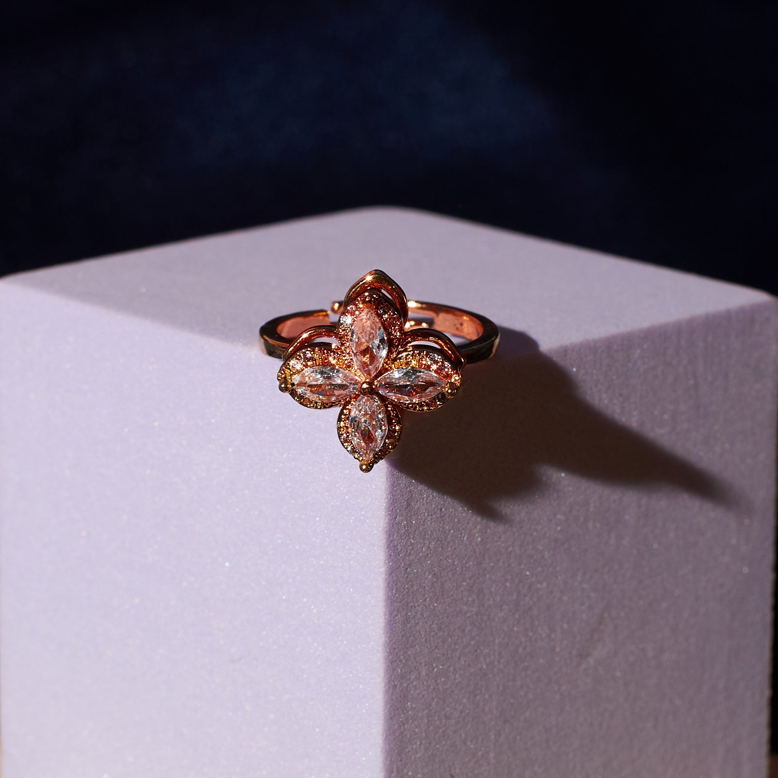 Mapple Spinner Ring - Rose Gold Salty