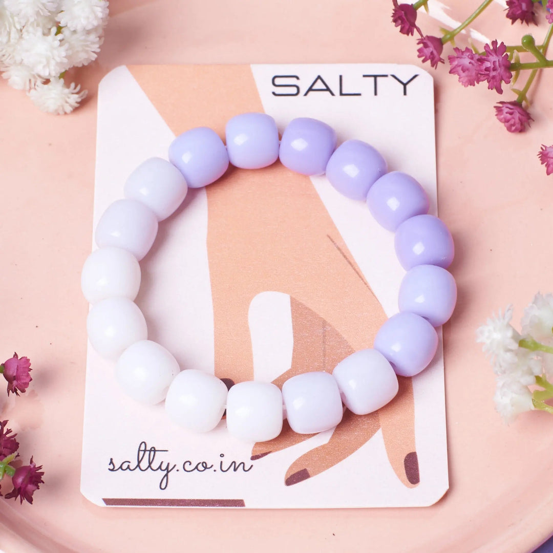 Mauve Magic Beaded Band | Salty