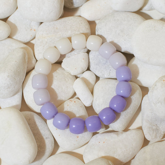 Mauve Magic Beaded Band Salty