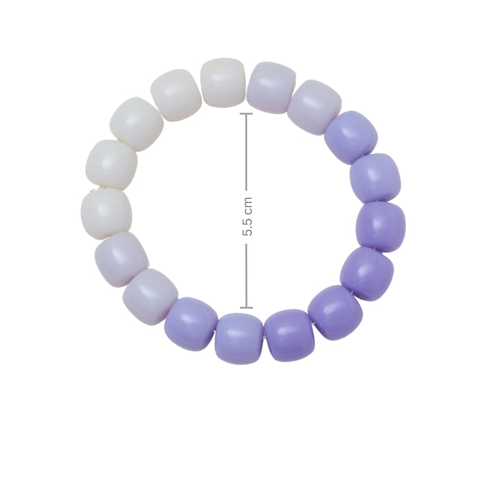 Mauve Magic Beaded Band Salty