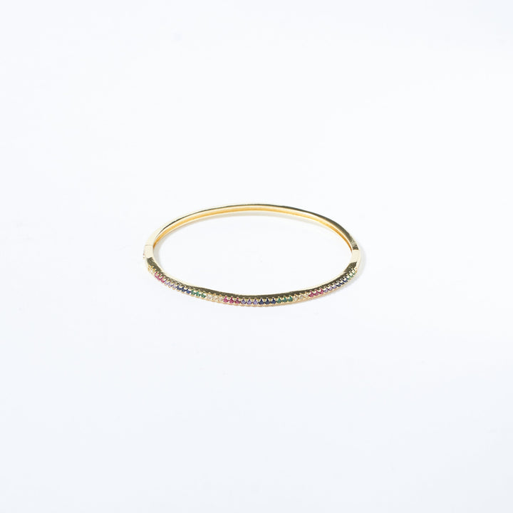 Minimal Crystal Bangle Salty