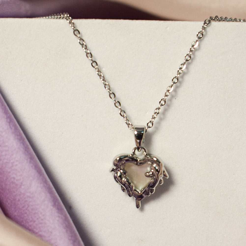 Mod Era Charm Necklace - Silver Salty