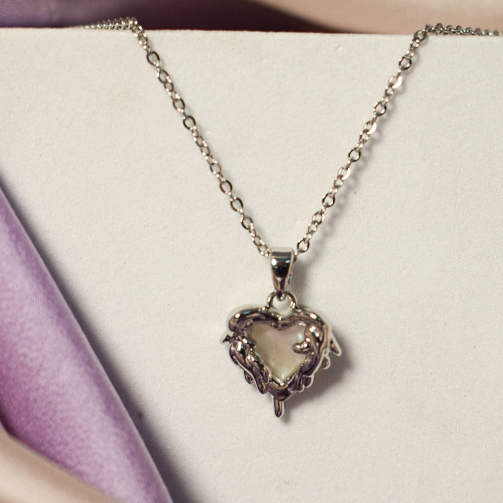 Mod Era Charm Necklace - Silver Salty