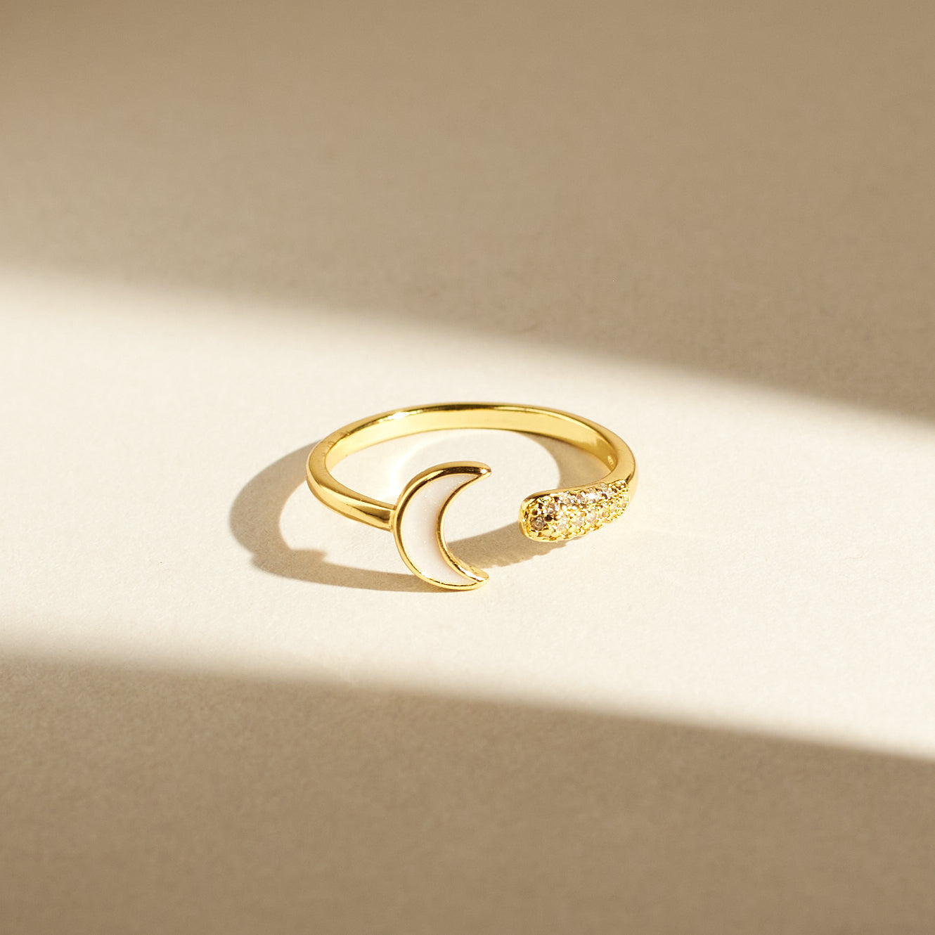 Moonshadow Charm Ring Salty