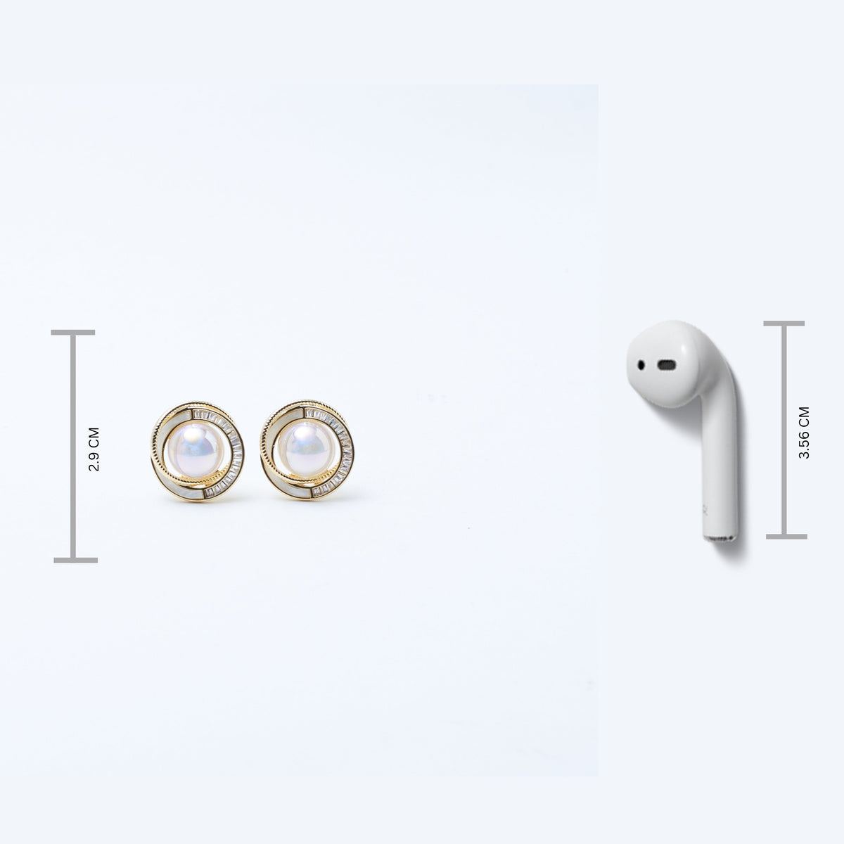 Mother of Pearl Chic Studs Salty