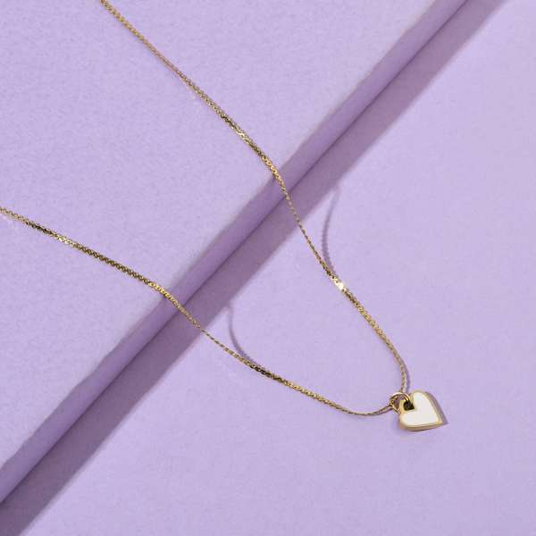 Love Language White Necklace