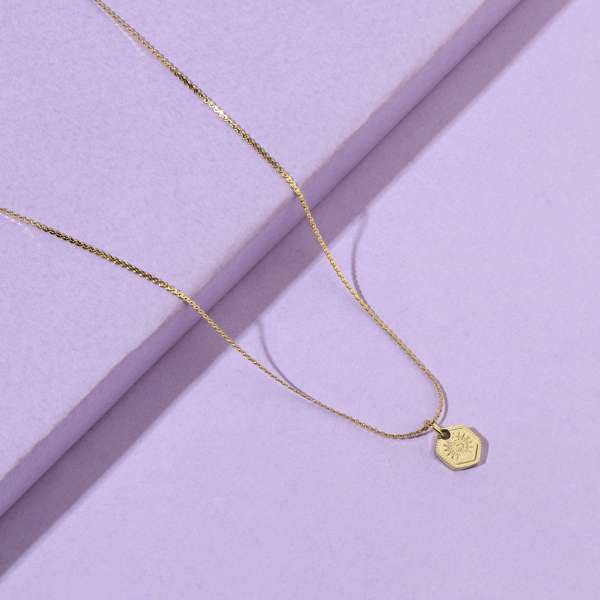 Ray Penta Gold Necklace