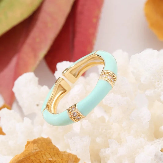 Honeyed Love Ring - Bue