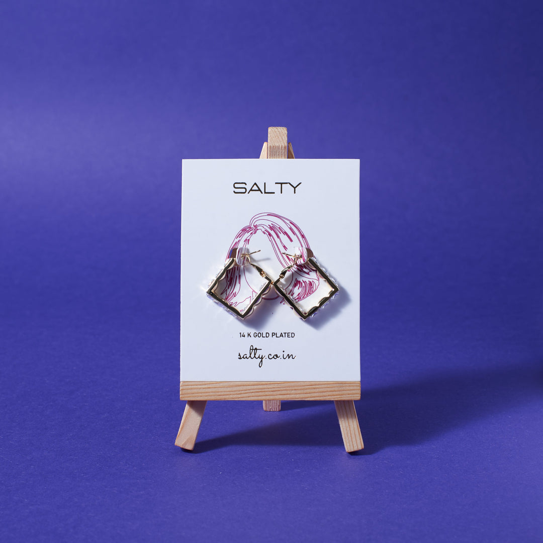 Oceanic Gleam Earrings Salty