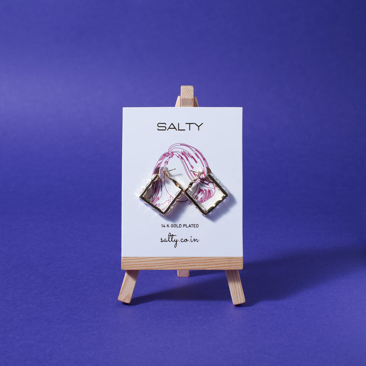 Oceanic Gleam Earrings Salty