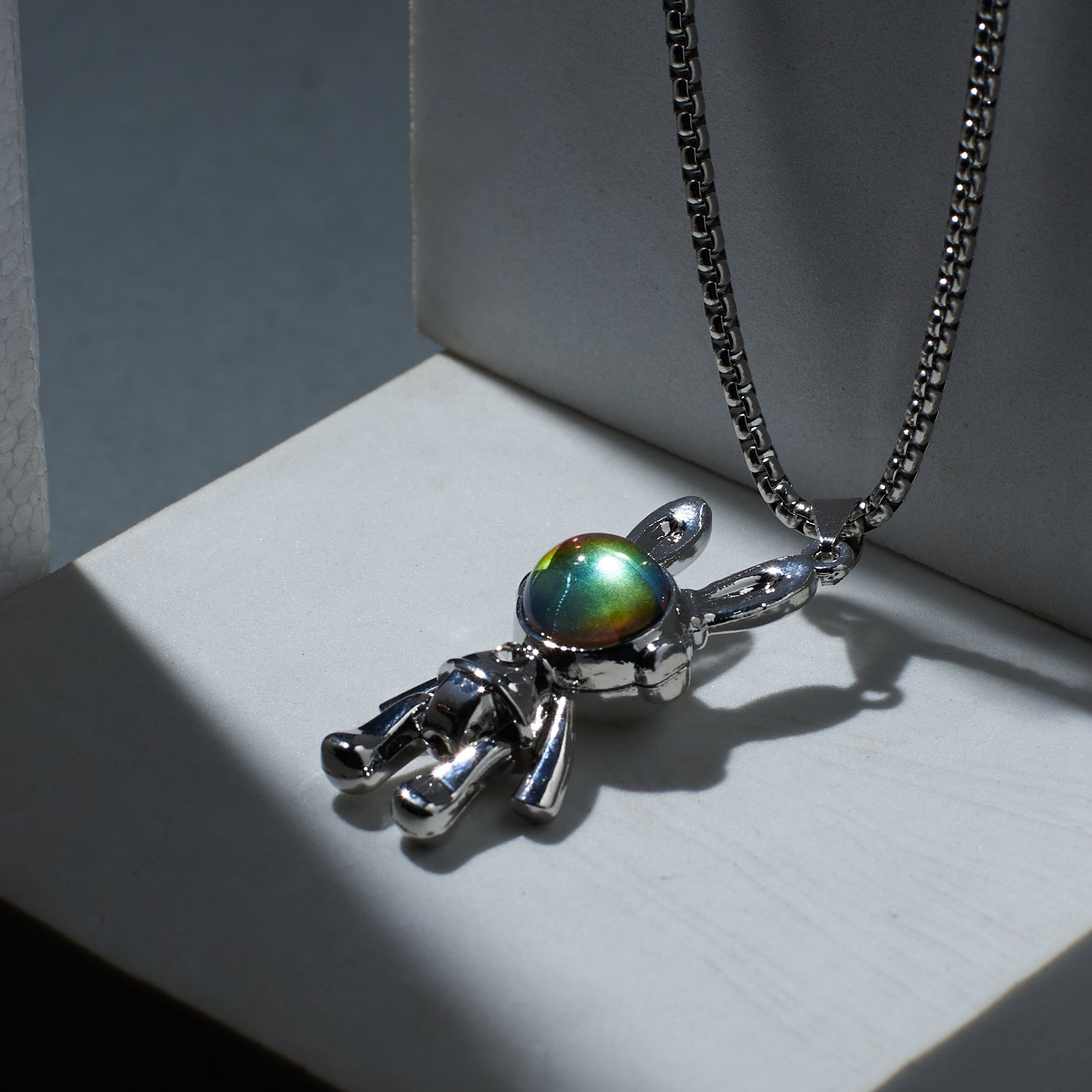 Opal Spaceman Stainless Steel Chain Salty Alpha