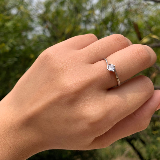 Opera Diamond Band- Silver