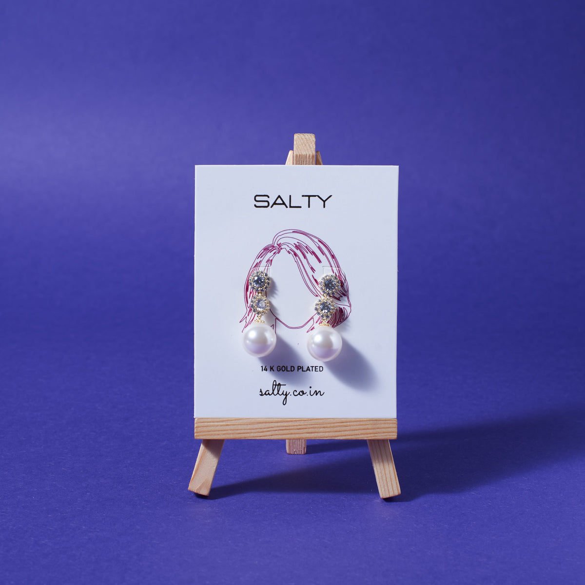Oyster Pearl Tassel Earring Salty