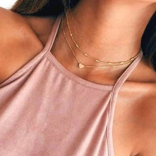 Double Layered Heart necklace