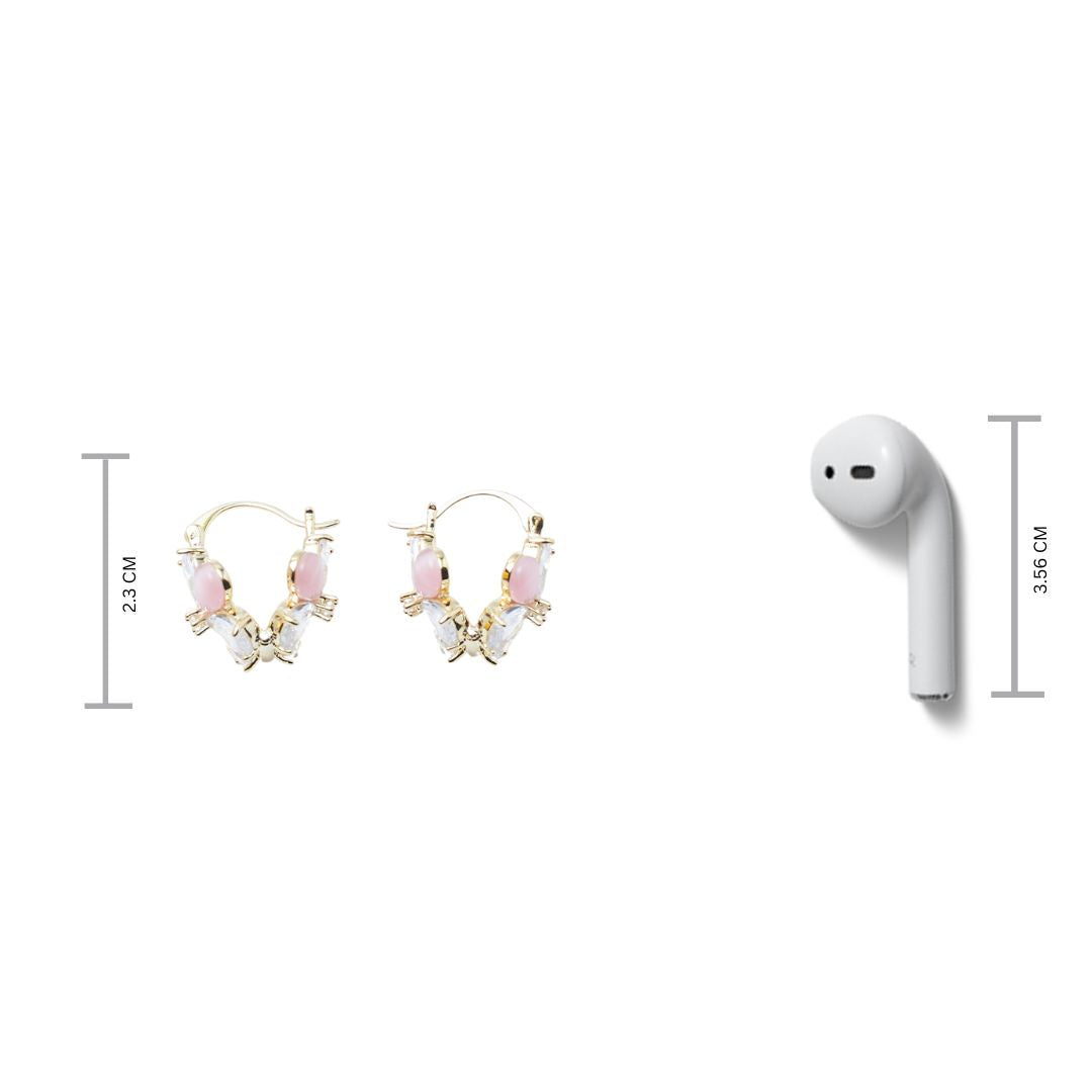 Petal Diamond Earrings Salty