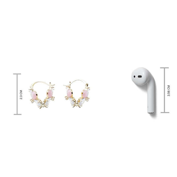 Petal Diamond Earrings Salty