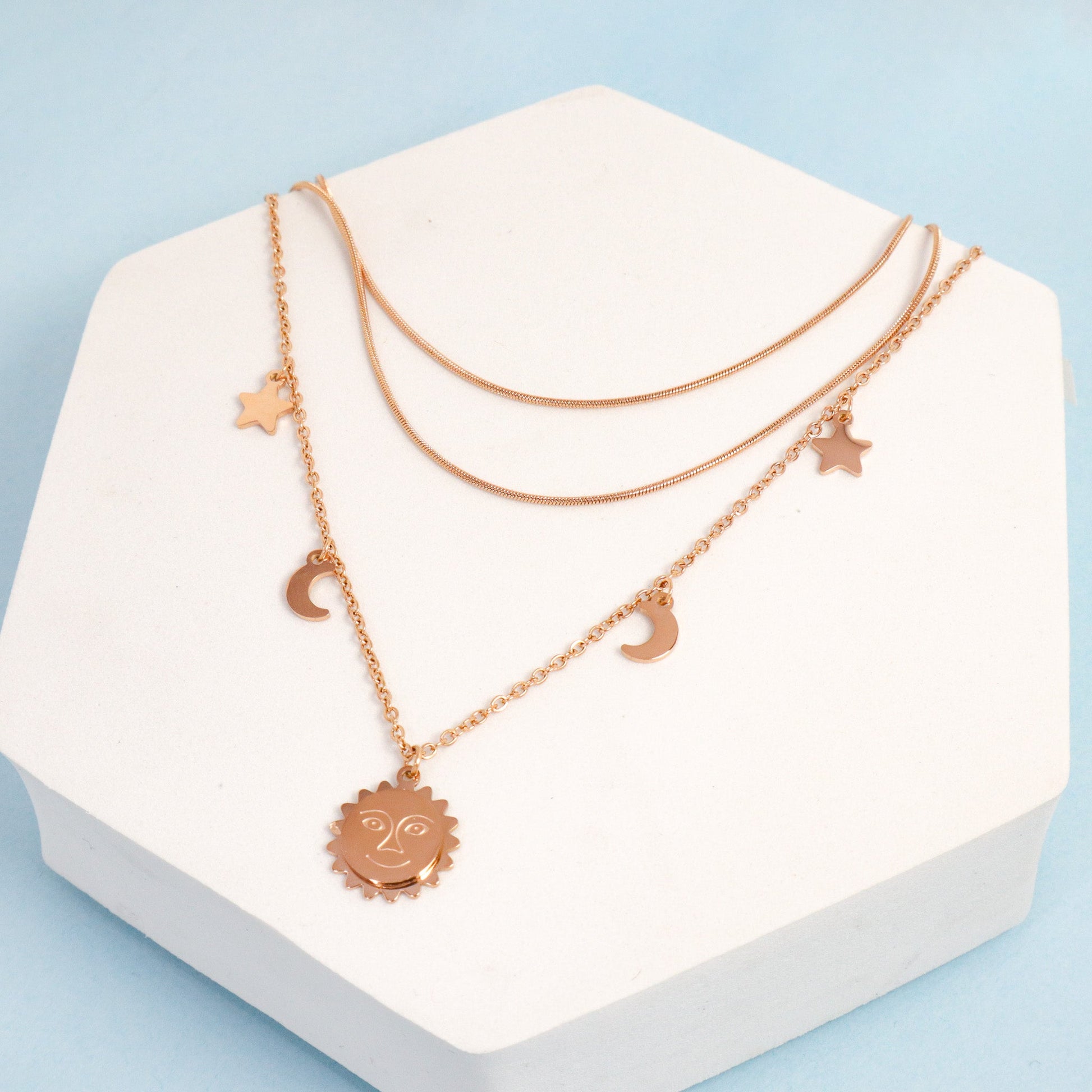 Prettiest Of All Layered Necklace - Stainless Steel