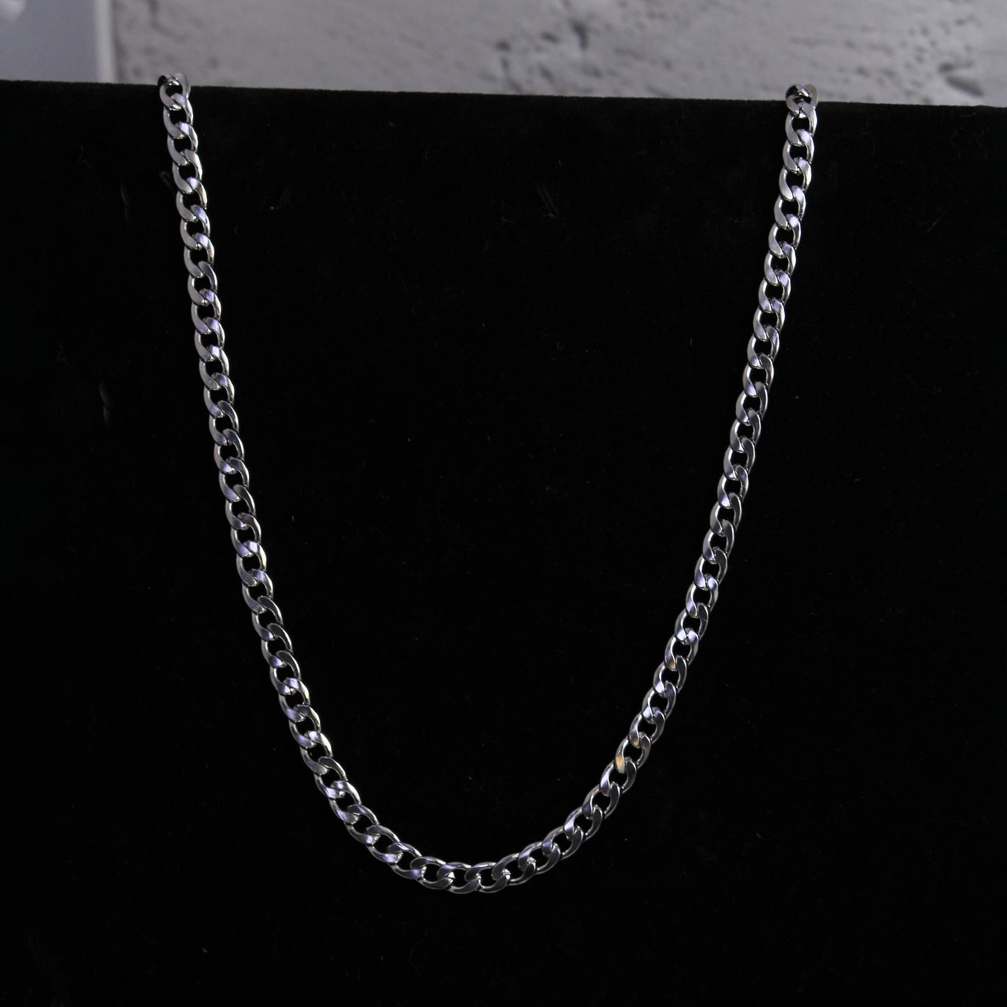 Punk Silver Thick Chain