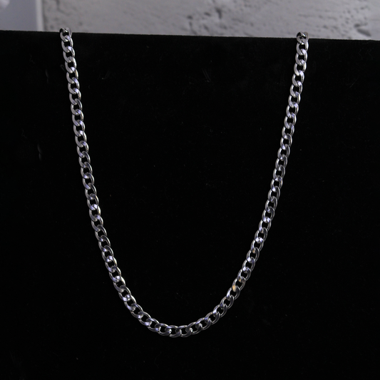 Punk Silver Thick Chain