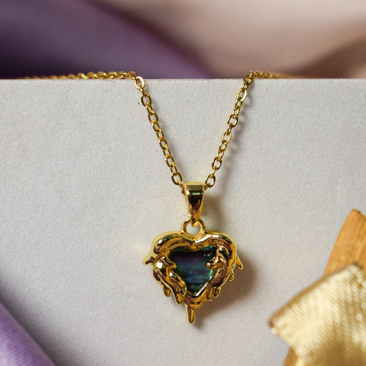 Pure Delight Golden Necklace Salty