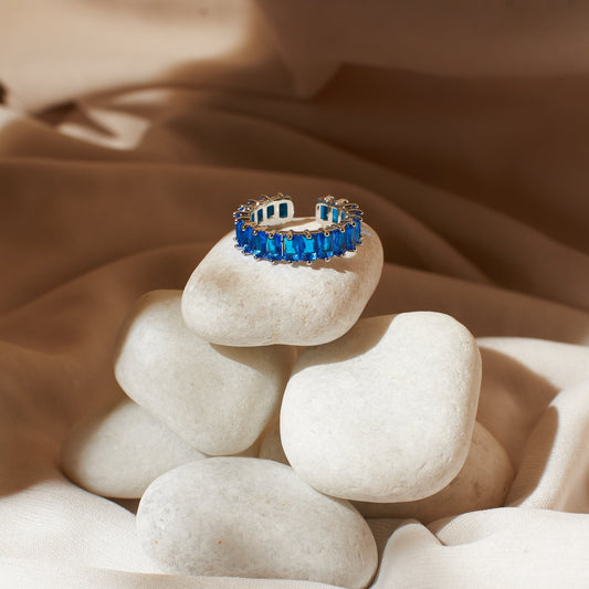 Dark Blue Tennis Ring Salty