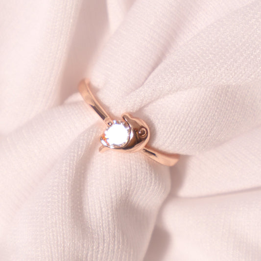 Dolphin Crystal Ring