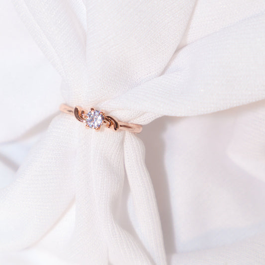 Twisted Diamond Ring