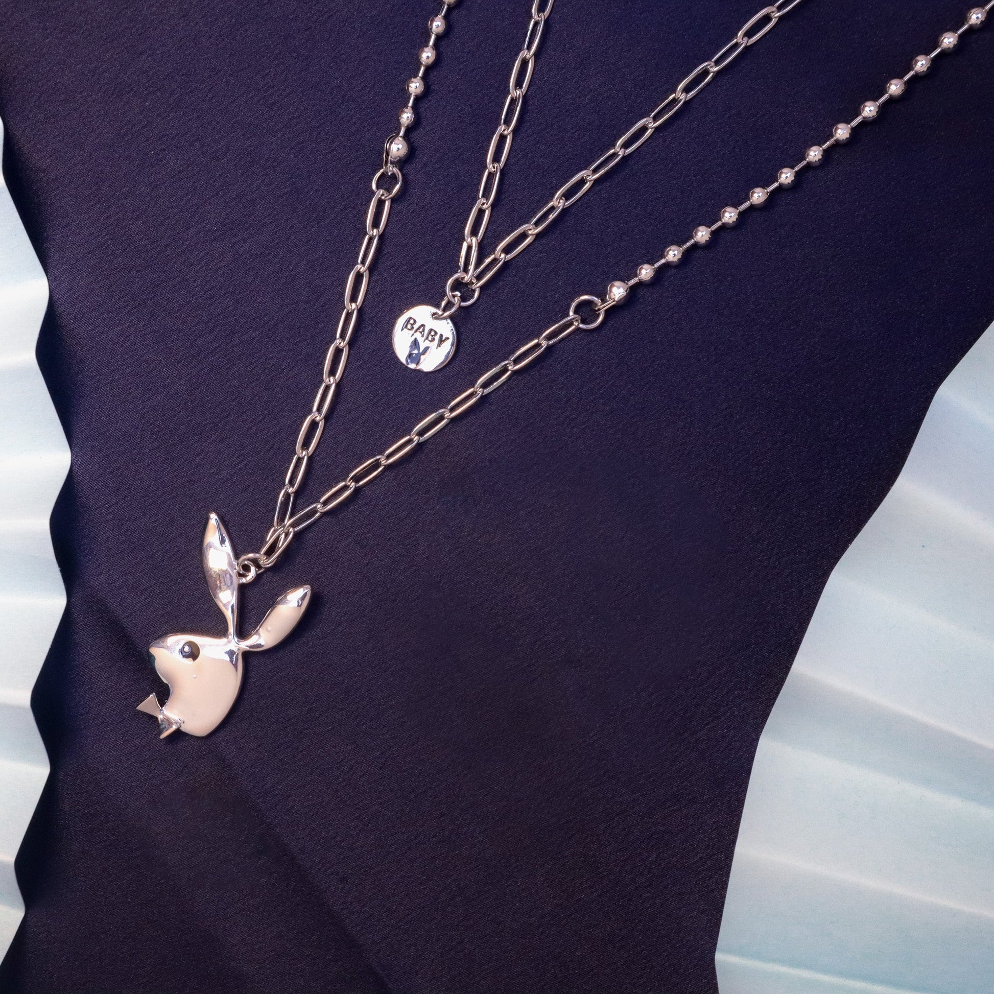 Rabbit Double Layer Necklace