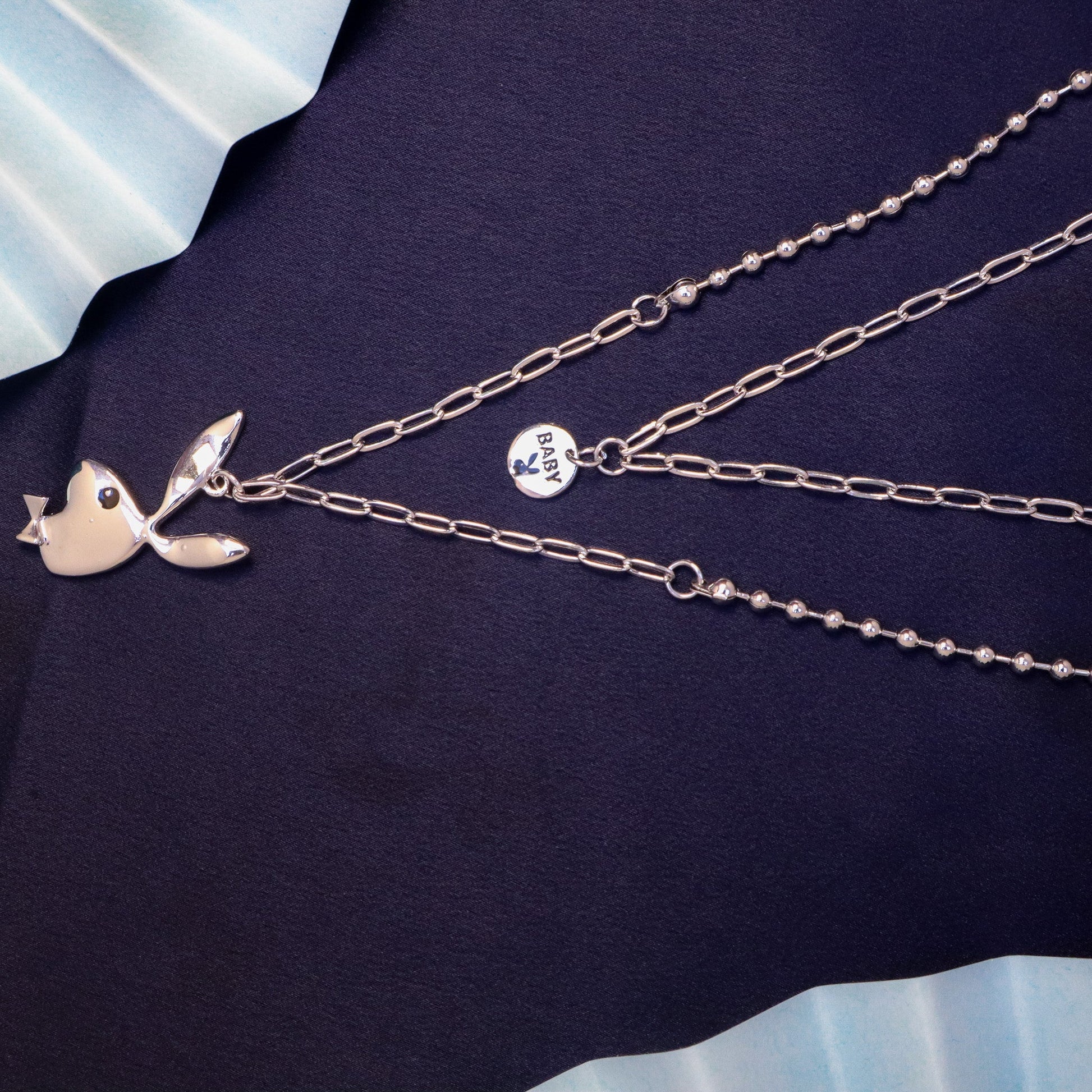 Rabbit Double Layer Necklace