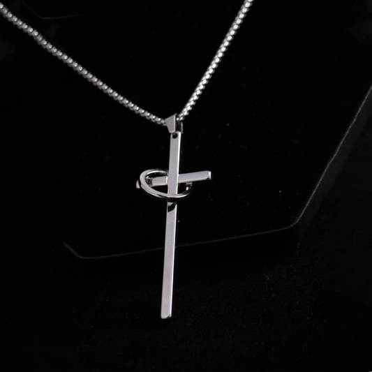 Redeemer Cross Silver Chain