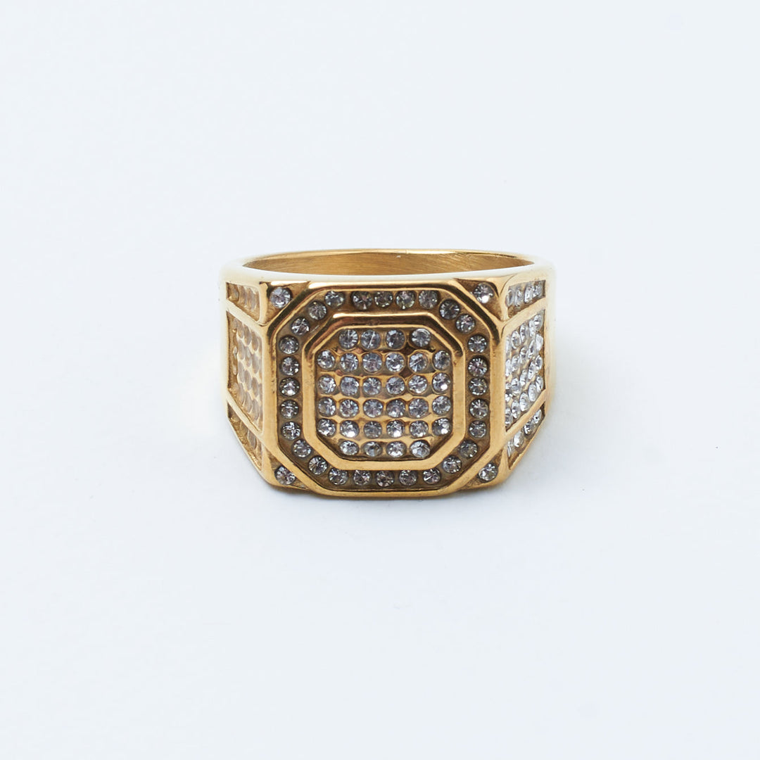 Regal Brilliance Gold Men's Ring | Salty