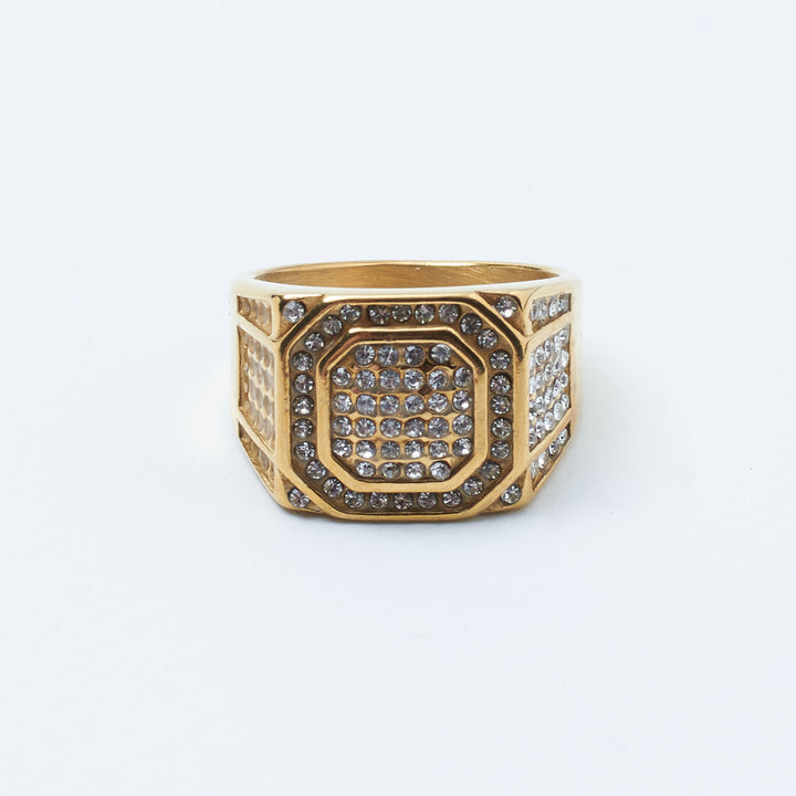 Regal Brilliance Gold Men's Ring | Salty