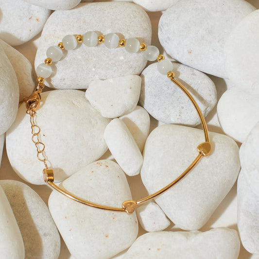 Regal Gold Beaded Band Salty