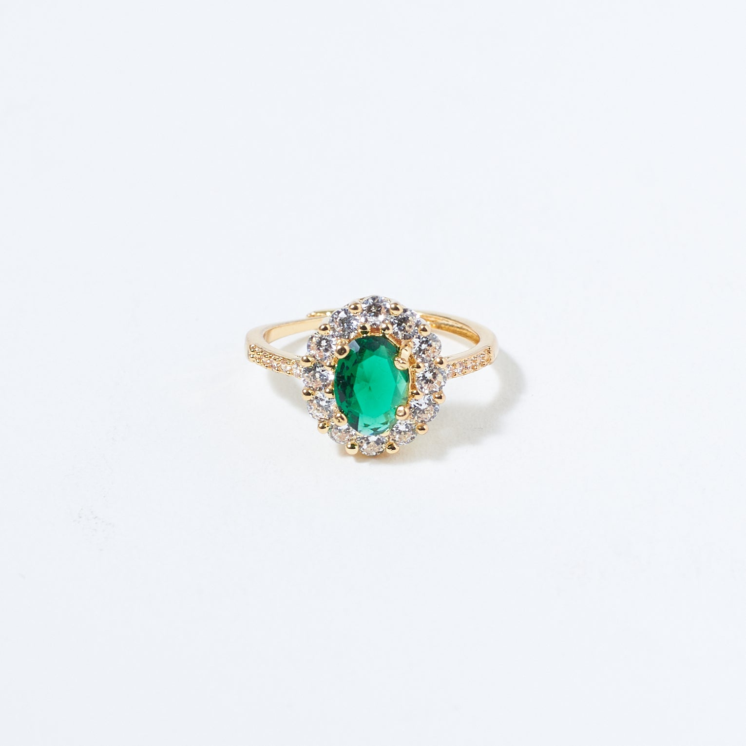 Regal Green Diamond Ring Salty