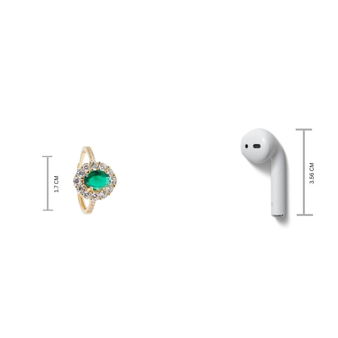 Regal Green Diamond Ring Salty