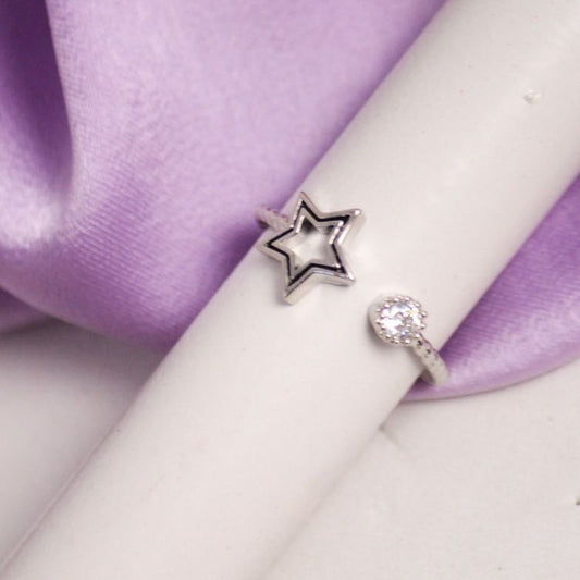 Rockstar Silver Open Band