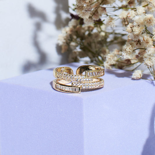 Rosalind Golden Chunky Band Salty