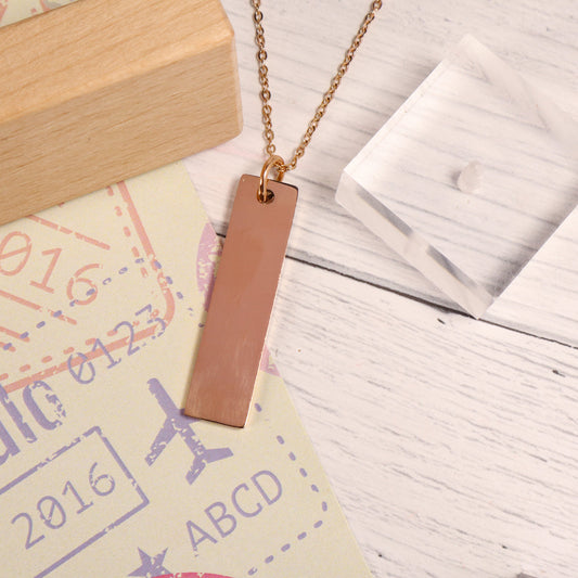 Rose Gold Elegance Necklace Salty