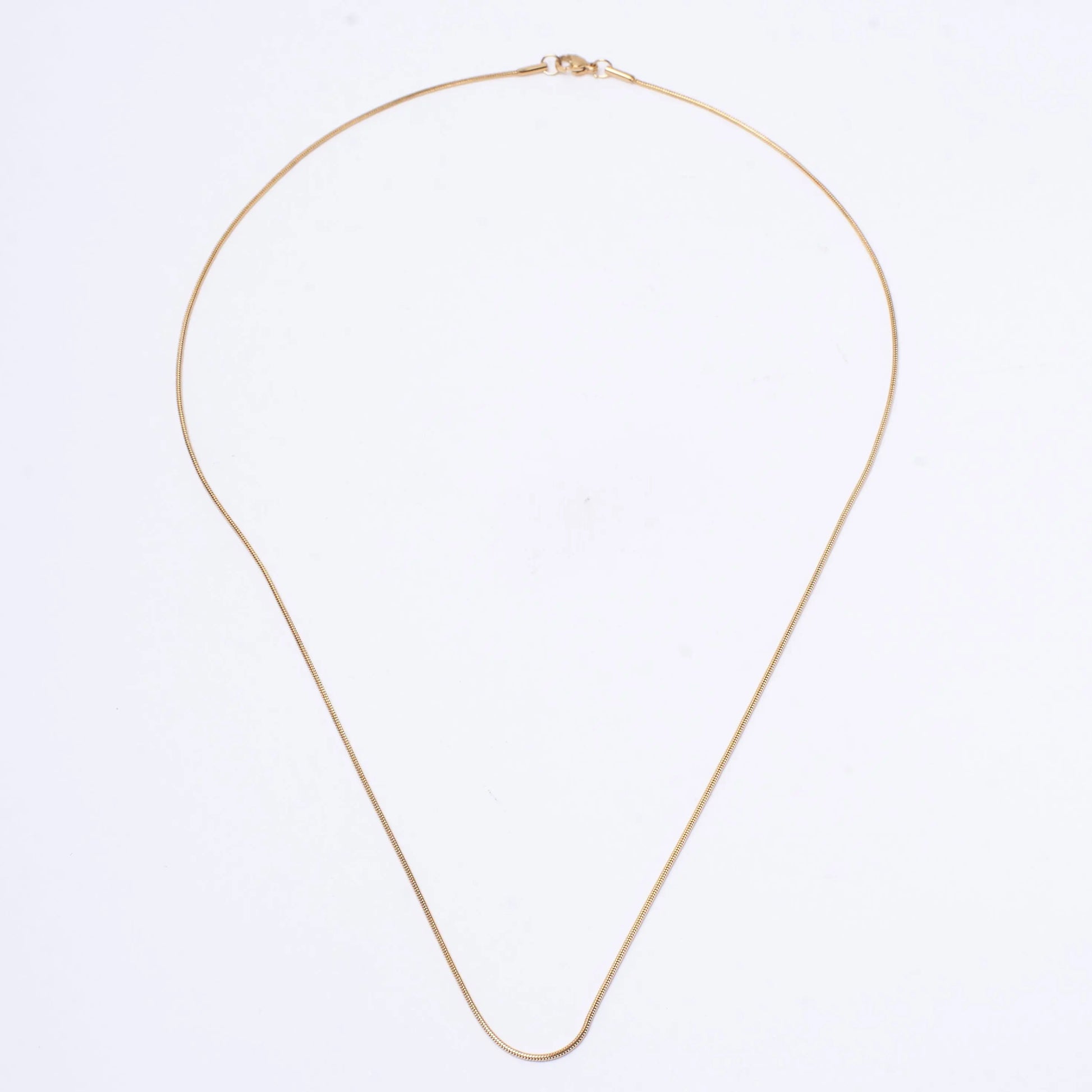 Round Snake Gold Chain | Salty