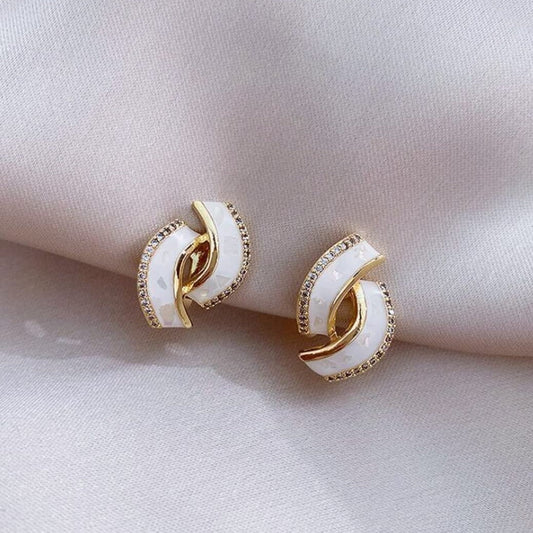 Royal Grace  Stud Earrings Salty