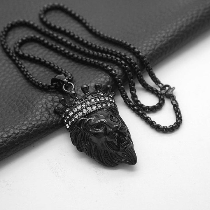 Leo Black King Pendant | Salty