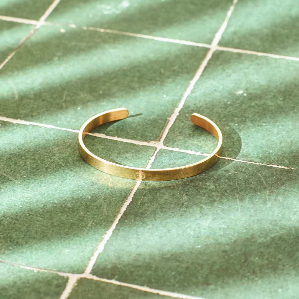 Sacred "OM" Gold Band | Salty