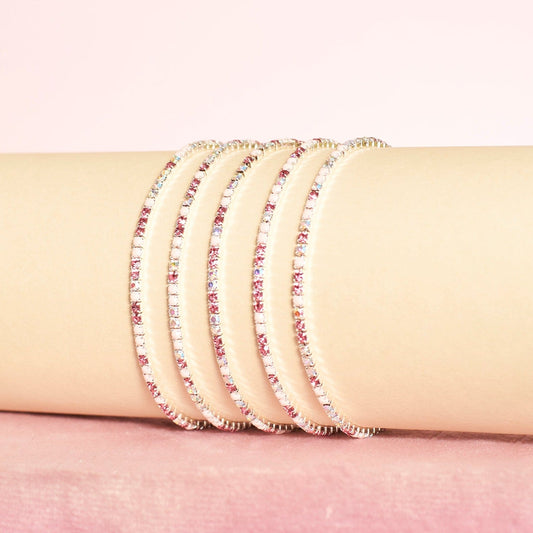 Rose Stretchable Bands (Set of 5) | Salty
