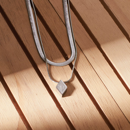 Polished Silver Cascade Chain | Salty