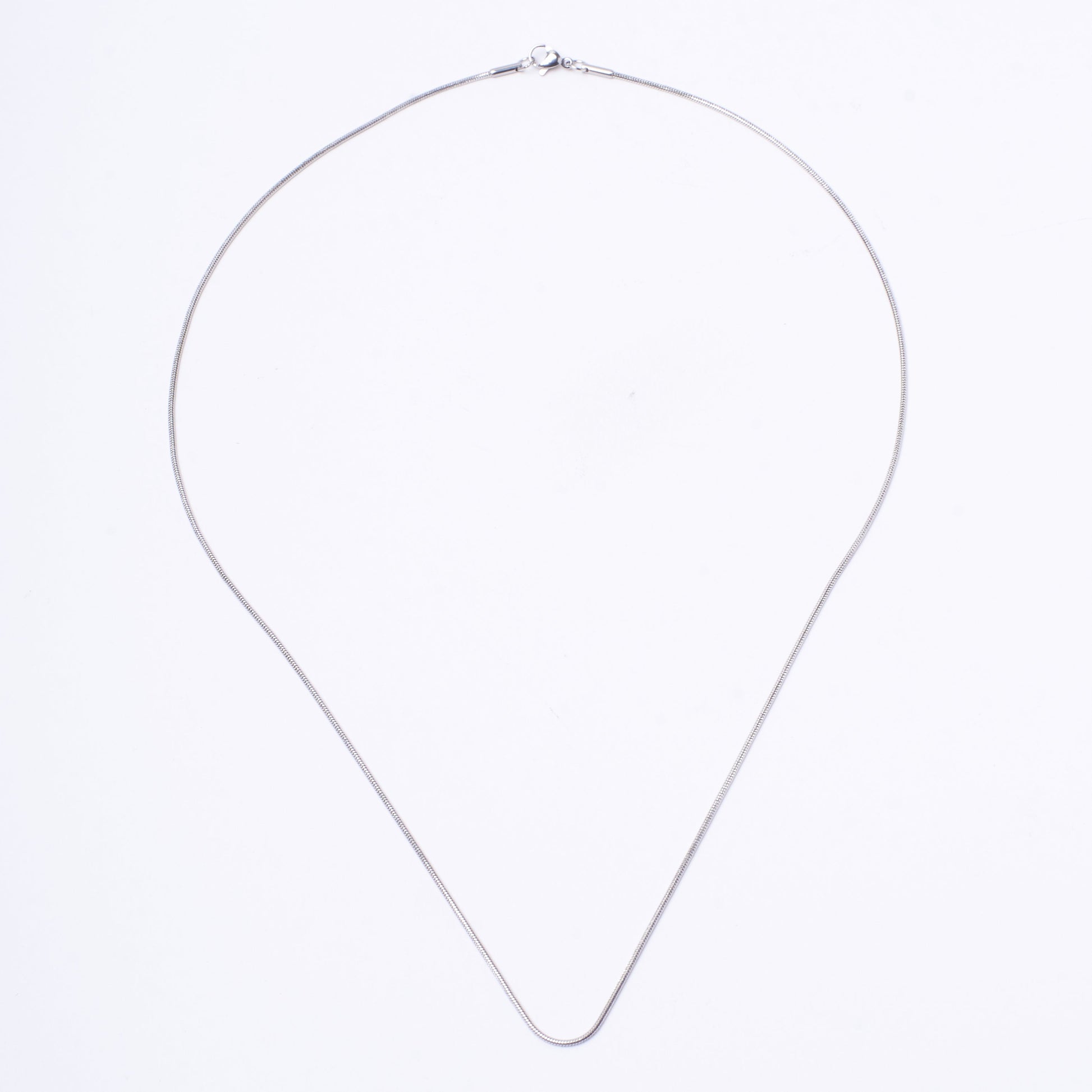 Round Snake Silver Chain | Salty