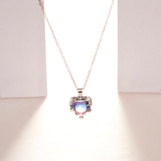 Flaming Passion Pendant - Silver